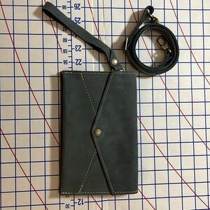 Portland Leather Convertible Envelope Crossbody